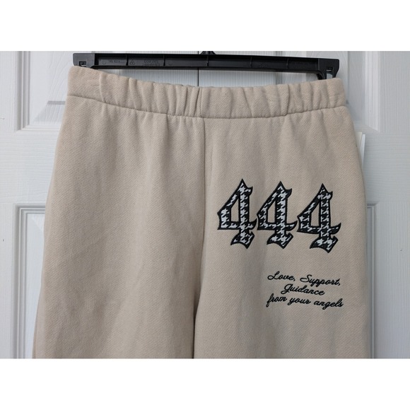 Vintage Havana 444‎ Jogger Sweatpants Womens Medium Vanilla Cream NWT $78 - Picture 2 of 6